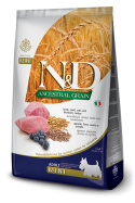 N&D Ancestral Grain canine Lamb & Bluberry ADULT MINI 2,5 kg - karma sucha dla małego psa